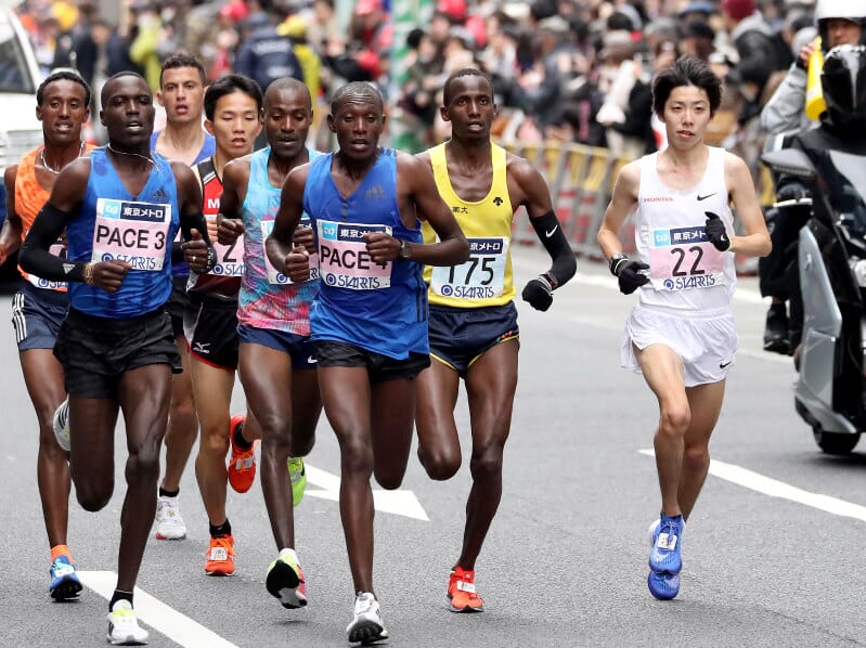 東京マラソン？車両通行止め？